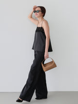 SATIN LACE CAMISOLE