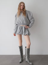 VOLUME GATHER MINI SKORT