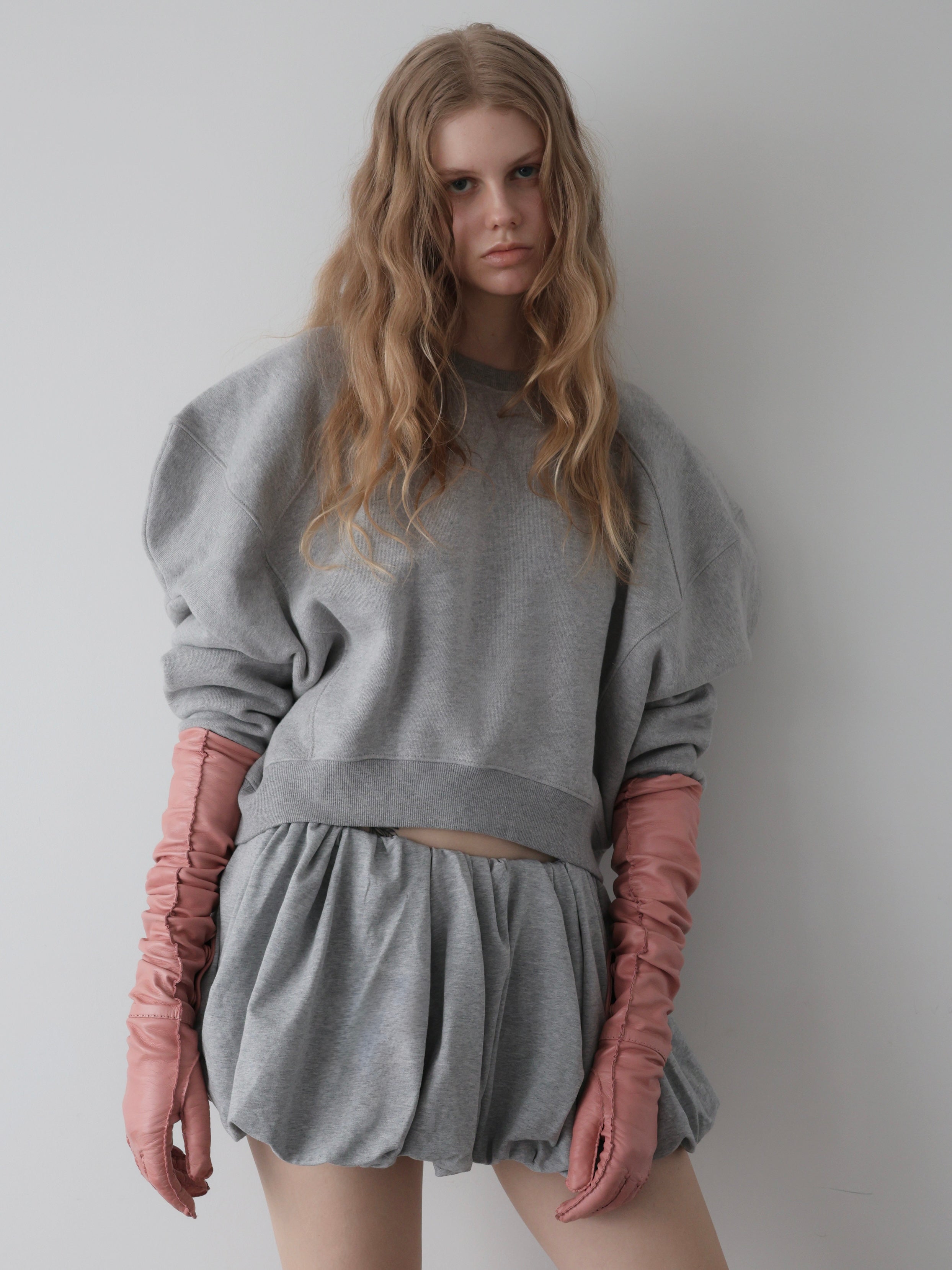 PUFF SLEEVE SWEAT - 起毛なし - – AMOMMA