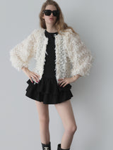 FRILL HEM MINI DRESS