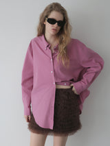 COLOR COTTON OVER SHIRT