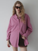 COLOR COTTON OVER SHIRT