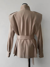 HIGH NECK TRENCH JACKET