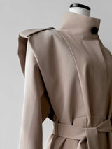 HIGH NECK TRENCH JACKET