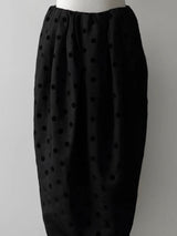 [ SAMPLE SALE ] BALLOON DOT MIDI SKIRT