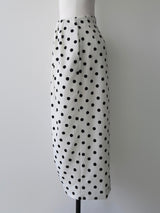 [ SAMPLE SALE ] BALLOON DOT MIDI SKIRT