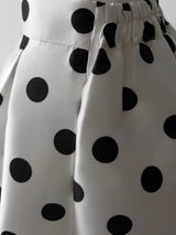 VOLUME FLARE DOT SKIRT