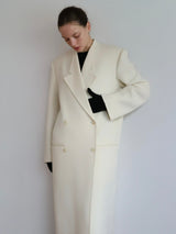 [ SAMPLE SALE ] CASHMERE PADDED LONG COAT