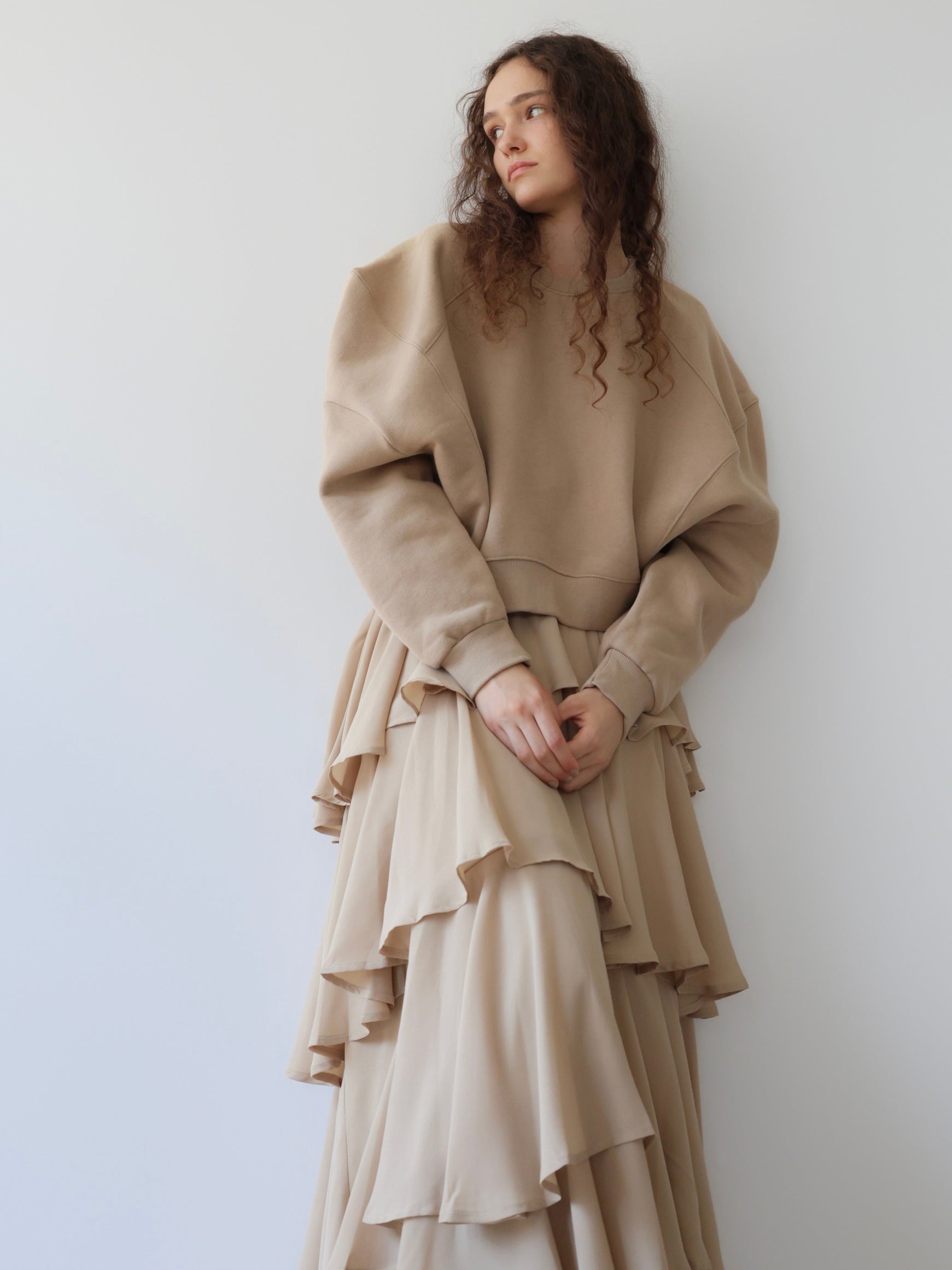 PUFF SLEEVE SWEAT - 起毛なし - – AMOMMA
