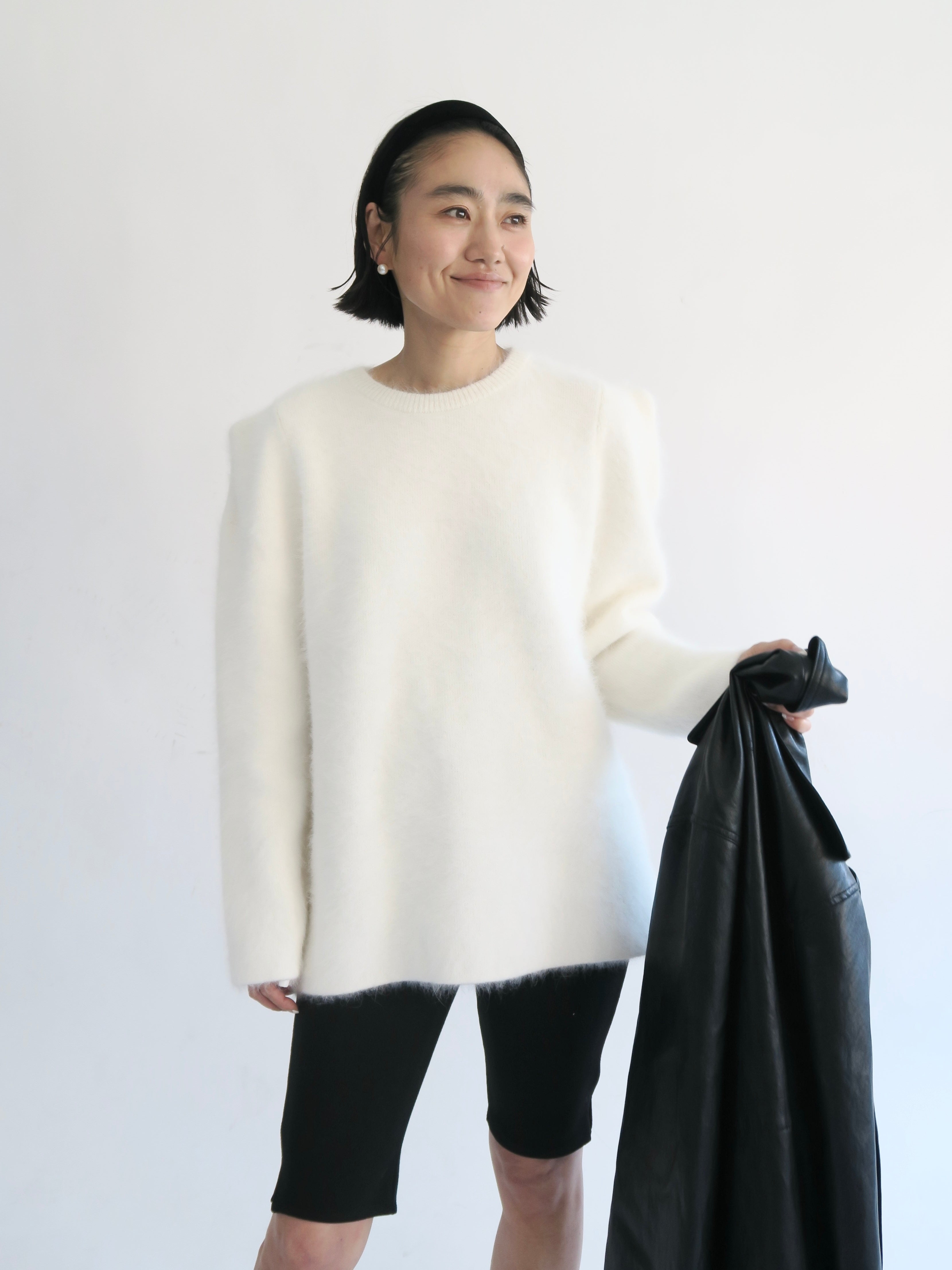 WOOL PUFF SHOULDER KNIT – AMOMMA