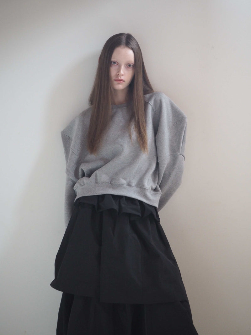 【阪急うめだ本店POP UP】PUFF SLEEVE SWEAT (GREY)