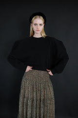 puff sleeve sweat - 裏起毛 -