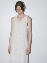 FEATHER SHAGGY DRESS