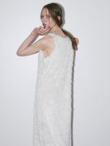FEATHER SHAGGY DRESS