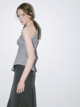DRAPE PEPLUM KNIT