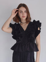 RAFFLE FRILL TOPS