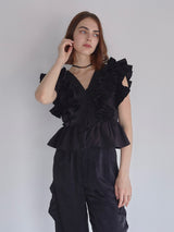 RAFFLE FRILL TOPS