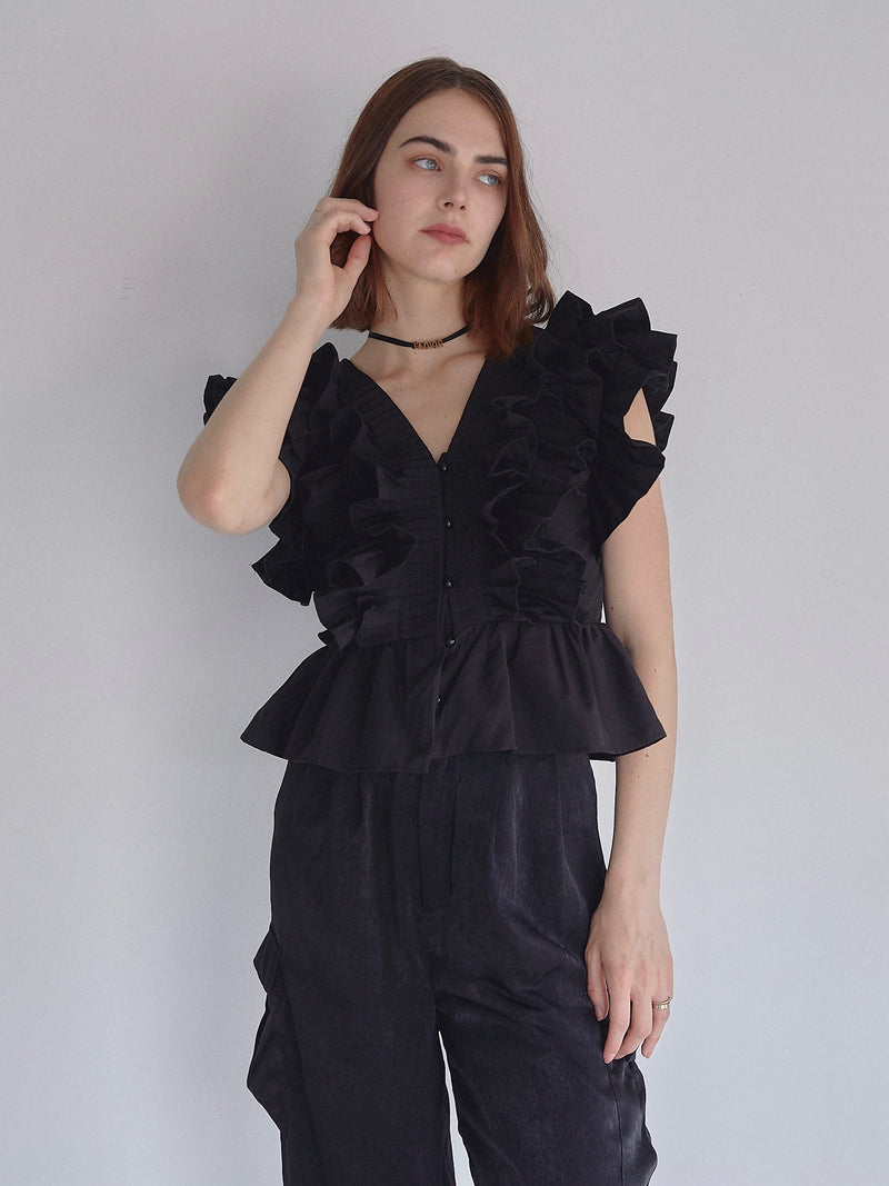 RAFFLE FRILL TOPS