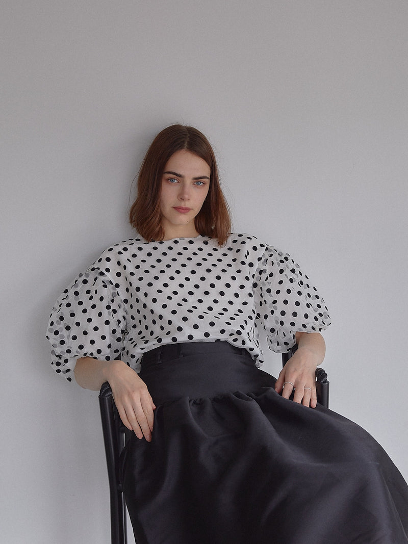 LADY SHIRRING SKIRT