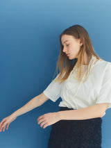 GLOSSY TEE (ivory)