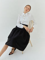 LADY SHIRRING SKIRT