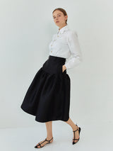 LADY SHIRRING SKIRT