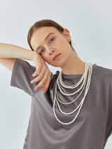 LAYERED PEARL NECKLACE