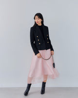 GOLD BUTTON FILLED JACKET