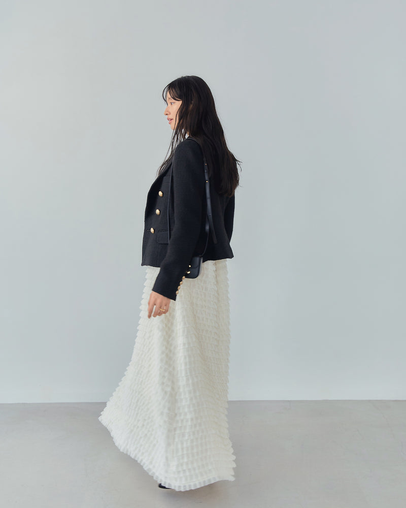 GOLD BUTTON FILLED JACKET