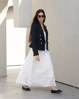 LACE CAMI LONG DRESS